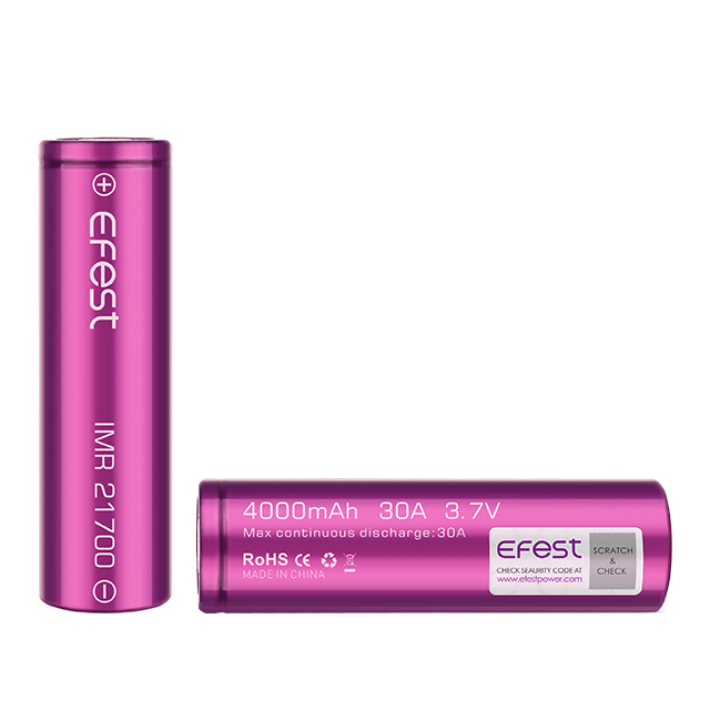 Efest IMR 21700 4000mAh 30A flat top battery - Batteries - EFEST